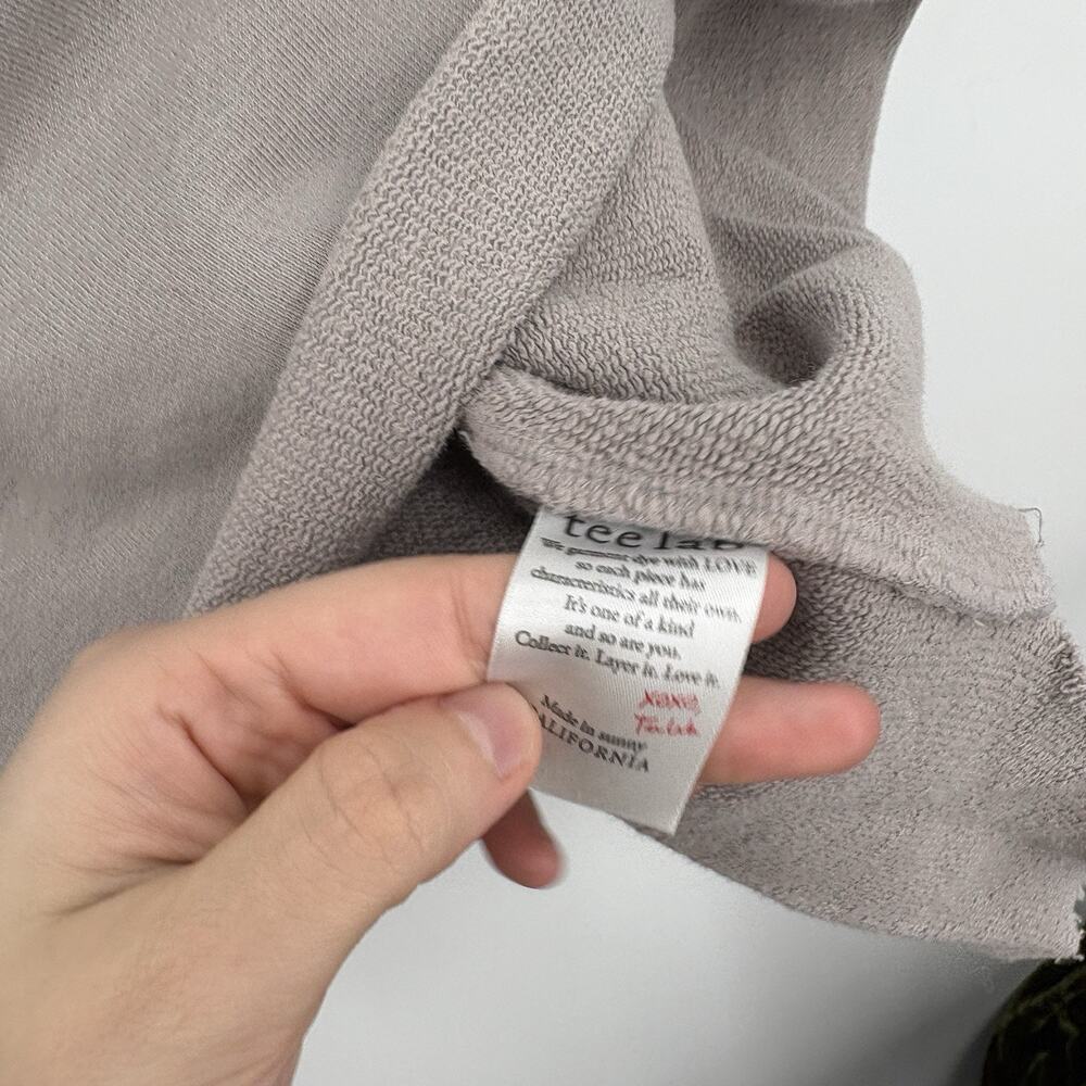 Frank & Eileen Capelet Sweatshirt One Size Minimalist Lounge Luxury Capsule Soft - Picture 8 of 10